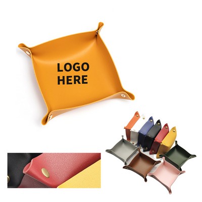 Premium PU Leather Organizer Tray