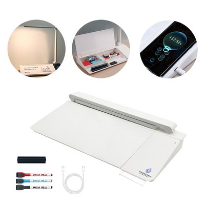 Multifunctional Desk Lamp with Wireless Charger & Dry-Erase Board