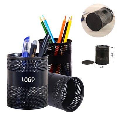 Metal Mesh Pencil Holder