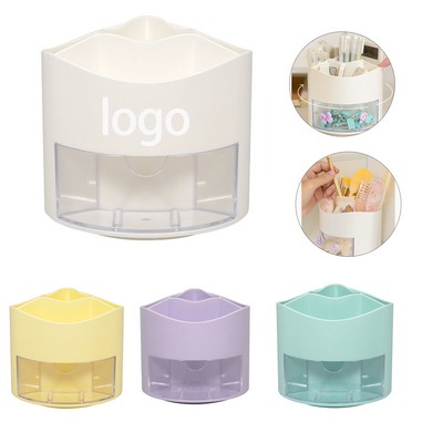 Office Rotating Desk Organizer